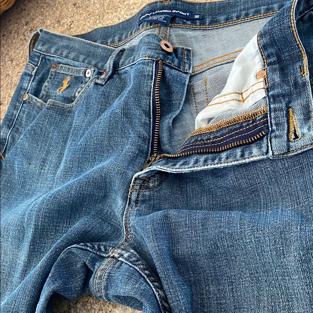 Ralph Lauren Sport by Ralph Lauren Blue Jeans 30 VERY MUSTY Fair Condition - Picture 9 of 17